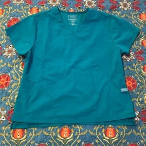 CHEROKEE WW Professionals Mock Wrap Scrub Top